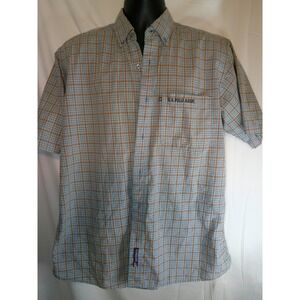 U.S. POLO ASSN.‎ Plaid Short Sleeve Button Up Casual Shirt Medium